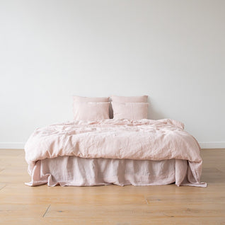 Oeko-Tex® 100% European Flax Linen Bedset - PINK