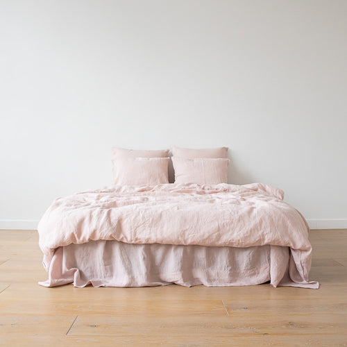Oeko-Tex® 100% European Flax Linen Bedset - PINK
