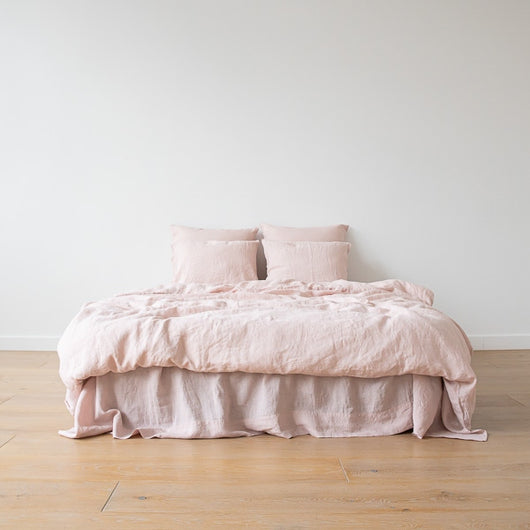 Oeko-Tex® 100% European Flax Linen Bedset - PINK