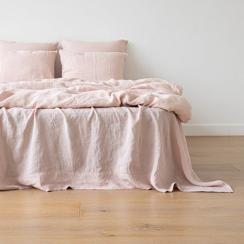 Oeko-Tex® 100% European Flax Linen Bedset - PINK