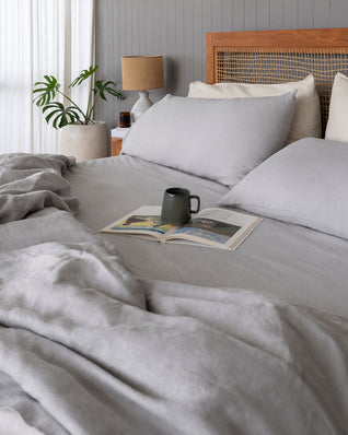 Linen Weighted Duvet Cover