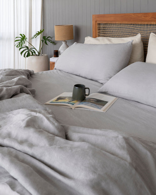 Linen Weighted Duvet Cover